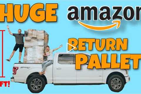 We Bought An Amazon Returns Pallet For $650 - Unboxing $4000 In MYSTERY Items!