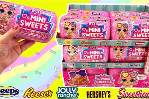 NEW! LOL Surprise Mini Sweets Full Case Unboxing! Candy Brands LOL Dolls