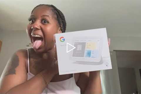 UNBOXING MY GOOGLE NEST HUB | FIRST IMPRESSION + GIFT FROM BOYFRIEND