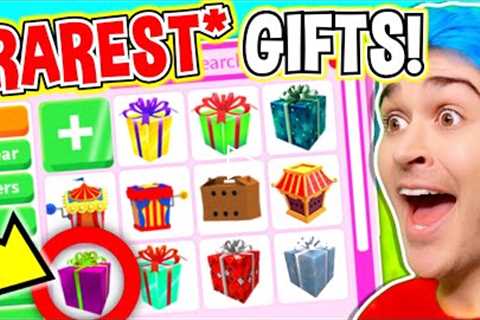 UNBOXING The 10 *RAREST* GIFTS In Adopt Me HISTORY!! Opening *EXPENSIVE* PRESENTS In Roblox Adopt Me