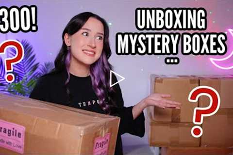 I SPENT £300 ON MYSTERY BOXES! This Is What Happened...