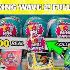 UNBOXING FULL CASE Toy Mini Brands WAVE 2!! Zuru 5 Surprise Blind Bag Toy Opening!!