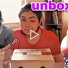 unboxing the package i bought online 😅😅😅 i messed up