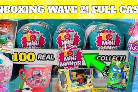 UNBOXING FULL CASE Toy Mini Brands WAVE 2!! Zuru 5 Surprise Blind Bag Toy Opening!!