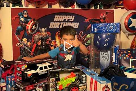 Unboxing  Caleb's Birthday Gifts🎁🎉