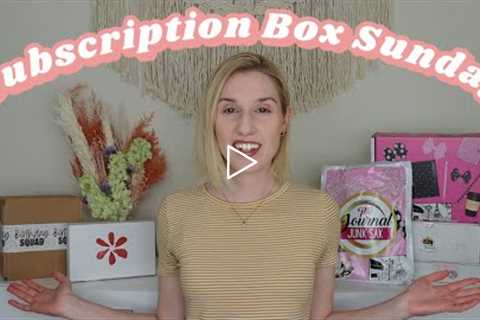 Subscription Box Sunday | Vol. 5 April 2022 | Walmart Beauty, Dot Boxx, Oddball Club + MORE