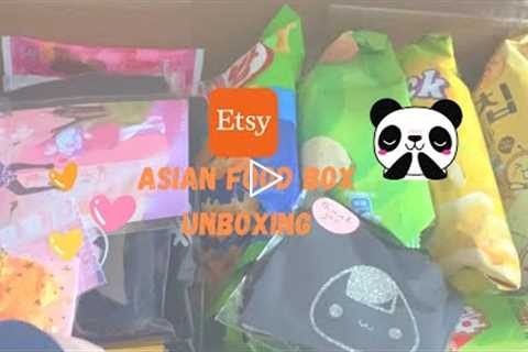 Large Mystery Food Box UNBOXING (Etsy)