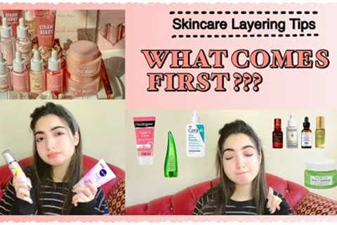 How to layer Skin Care Products !!!