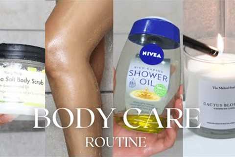 VERY SIMPLE BODY CARE ROUTINE | AFFORDABLE BODY CARE ROUTINE FOR DRY SKIN | WINTER BODY CARE ROUTINE
