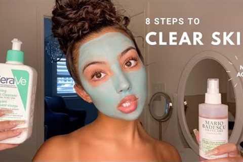 the long awaited skincare routine | my secret to clear skin revealed