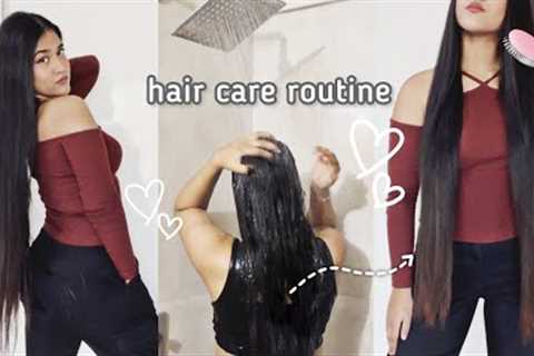 my hair care routine for long and healthy hair 🌤️🫧
