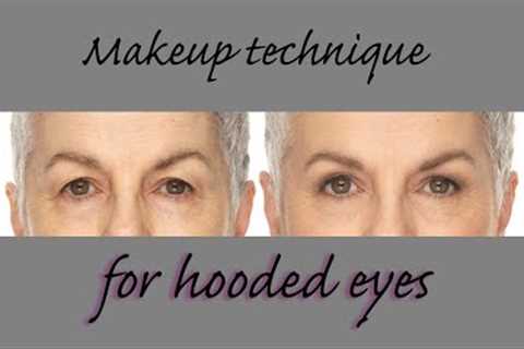 Hooded Eyes - simple makeup techniques for mature, hooded eyes