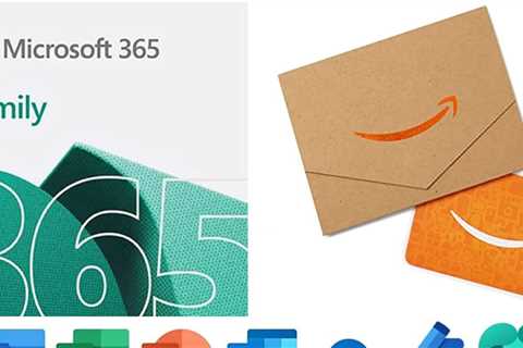 Amazon is offering a $50 gift card when you buy a year of Microsoft 365 Family
