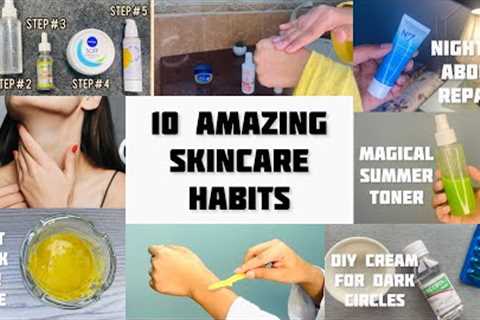 10 SKIN CARE HABITS I Followed To Transform my Skin