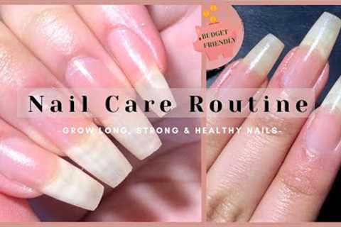 How To Grow LONG, STRONG and HEALTHY Nails Fast | Nail Care Routine For Beginners Without Tools