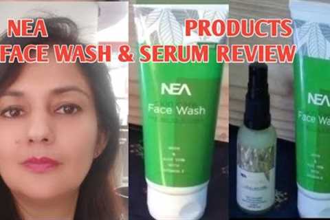 NEA SKIN CARE  PRODUCTS FACE WASH AND SERUM// NEA FACE WASH AND SERUM REVIEW