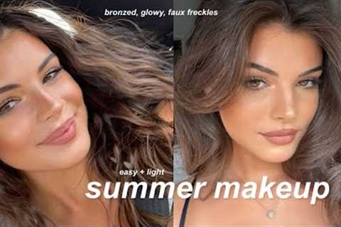 my easy summer makeup routine