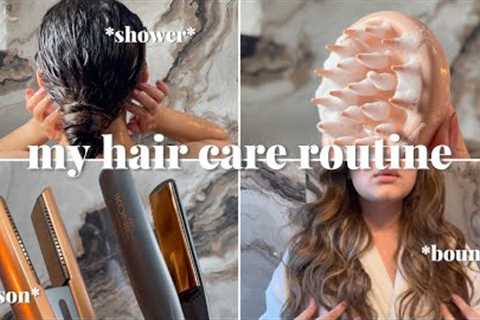 MY HAIR CARE ROUTINE 🚿