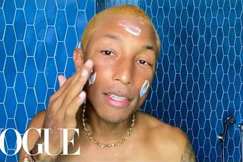Pharrell''s Morning Skin-Care Routine | Beauty Secrets | Vogue