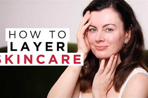 How To Correctly Layer Your Skincare  | Dr Sam Bunting