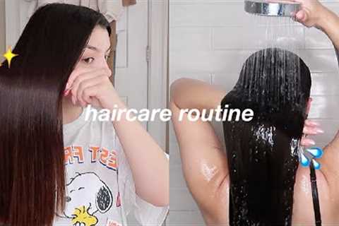 My Haircare Routine Throughout The Week For Long & Healthy Hair