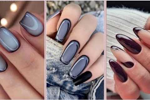 #trending Easy French Tip Nails Design #2023 Ideas For Beginners| New Party #Nails Art Ideas