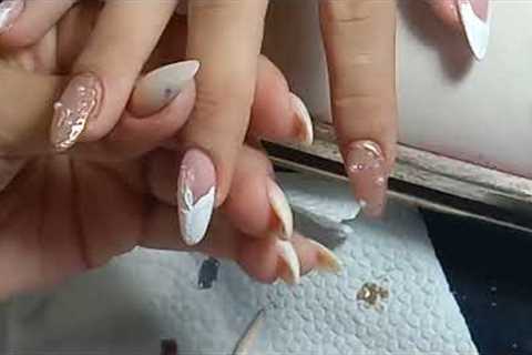 Ferfer Polygel Nail Extension With NailArt @chechelegario6373