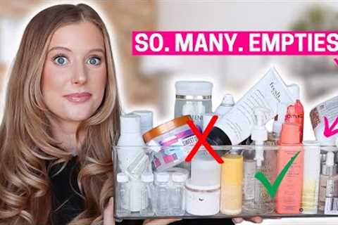 Beauty Empties 2024! Haircare, Skincare, Bodycare & Makeup Products I''ve Used Up