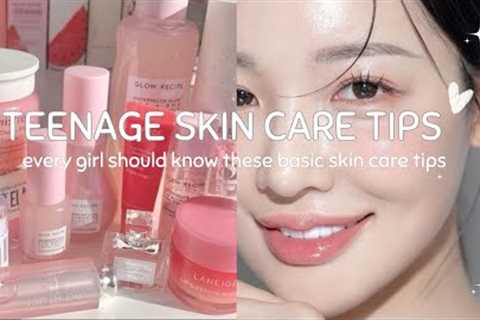Every girls should know these skin care tips 🤍🌷   #teenagers #guidetoteengirls