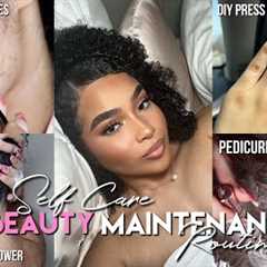 SELF CARE BEAUTY MAINTENANCE ROUTINE 2024 | Full Shower Routine, Pedicure, Body Care, Nails + More!