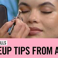 Makeup tips from a pro! | The Social