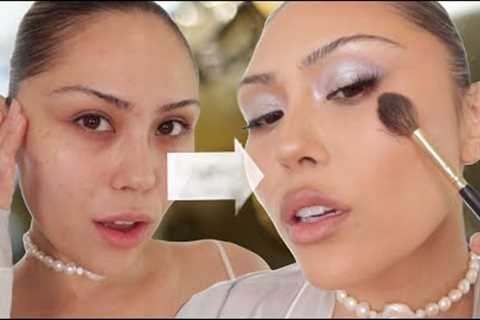 ethereal bridal makeup trial