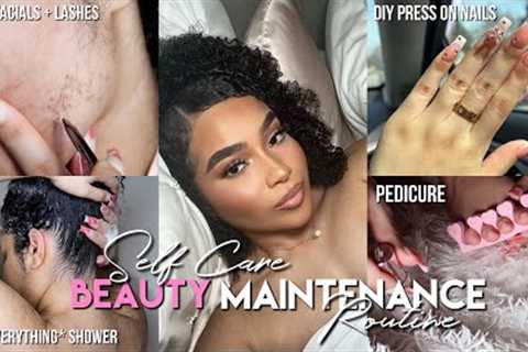 SELF CARE BEAUTY MAINTENANCE ROUTINE 2024 | Full Shower Routine, Pedicure, Body Care, Nails + More!