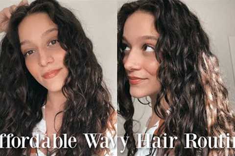 Easy Affordable Wavy Hair Routine For Beginners