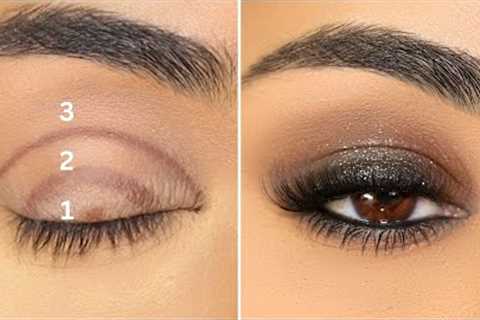 How To: Easiest Black/Brown Smokey Eyes with 2 Eyeshadows!