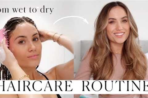 UPDATED HAIR CARE ROUTINE | Long, healthy and shiny hair | Kate Hutchins