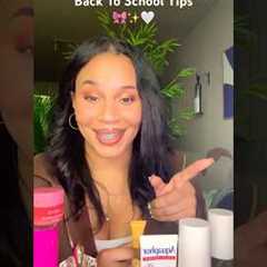 Back To School Tips🎀✏️#skincare #school #aesthetic #preppy #tips #beauty #cosmetics #preppygrwm #fy